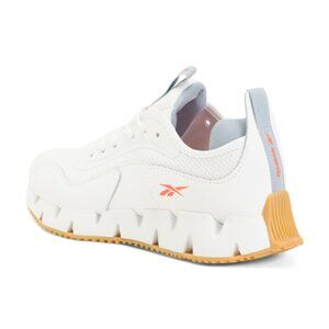 NEW REEBOK Zig Dynamica Sneakers White/orange for women 4254 4S2